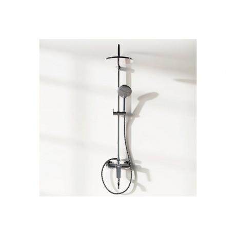 977740000 Jupiter душевая система с ванно-душевым смесителем, хром - фото 3