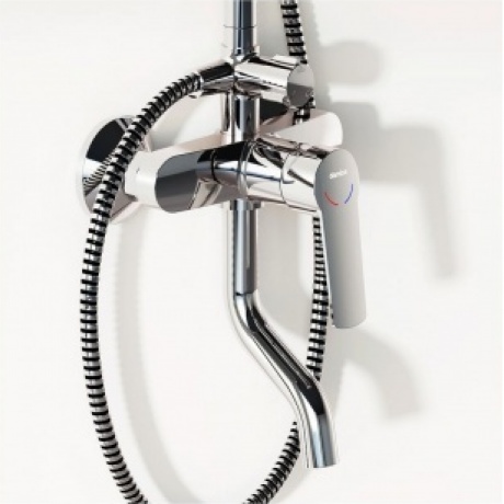 Душевая система с ваннодушевым смесителем Damixa Jupiter 977740000 хром - фото 5