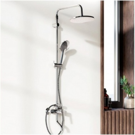 Душевая система с ваннодушевым смесителем Damixa Jupiter 977740000 хром - фото 7