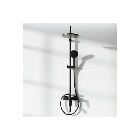 977740300 Jupiter душевая система с ванно-душевым смесителем, черный - фото 3