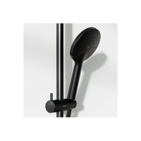 977740300 Jupiter душевая система с ванно-душевым смесителем, черный - фото 4