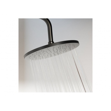 977740300 Jupiter душевая система с ванно-душевым смесителем, черный - фото 6