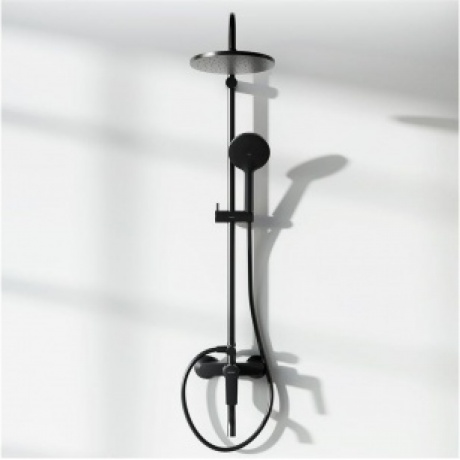 Душевая система с ваннодушевым смесителем Damixa Jupiter 977740300 черный - фото 3