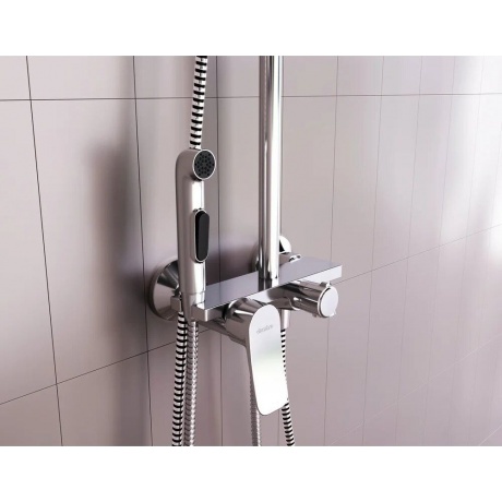 Душевая система с гигиеническим душем Damixa Jupiter 977770000 хром - фото 10