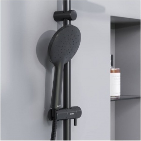 Душевая система с гигиеническим душем Damixa Jupiter 977770300 черный - фото 3