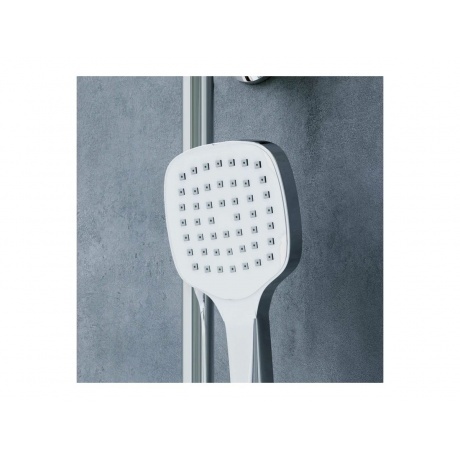 D0712000 Norma душевая система  с квадратными лейками, хром - фото 8