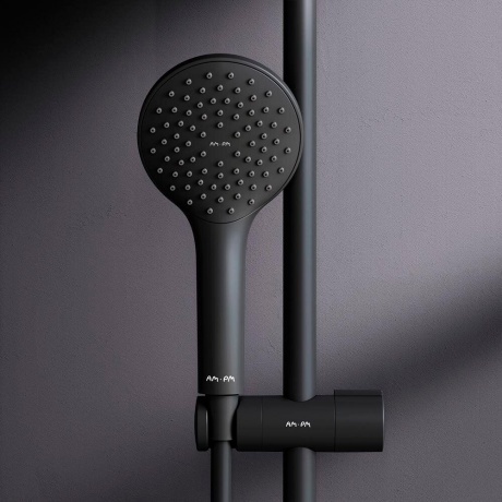 Душевая система AM.PM Sunny F0785C922 черный - фото 11