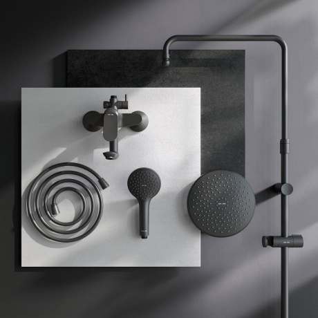 Душевая система AM.PM Sunny F0785C922 черный - фото 19