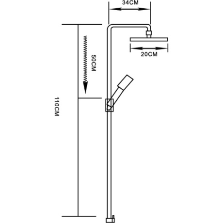 Душевая система MIXLINE ML2400 (530033) - фото 3
