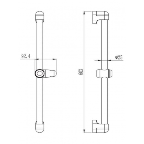 Душевая cтойка VODA  (VSR603) - фото 1