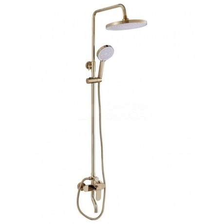 Душевая система FASHUN с изливом золото (A2485-35)