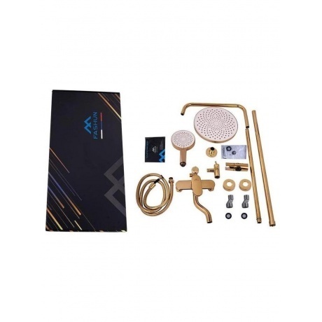 Душевая система FASHUN с изливом золото (A2485-35) - фото 4