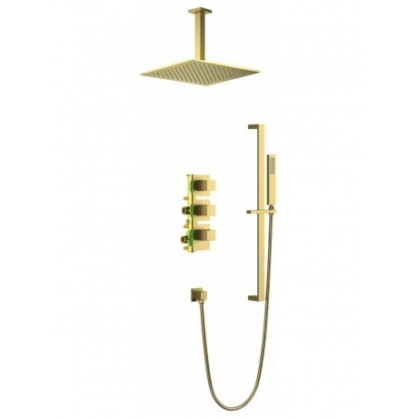 Душевая система встроенная с термостатом Timo Selene золото матовое SX-222917SM 80046₽