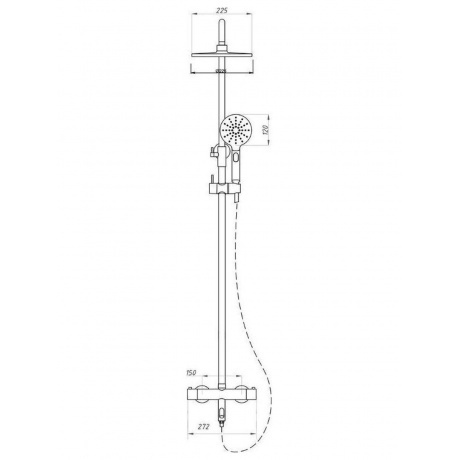 Душевая система с термостатом ПРОФСАН (PSM-805-81CH) - фото 3