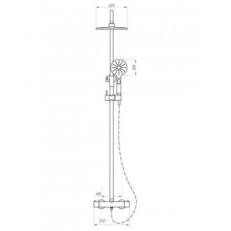 Душевая система с термостатом ПРОФСАН (PSM-805-88CH) - фото 3