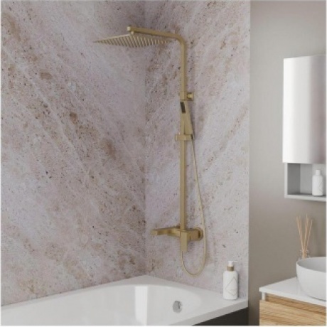 Душевая система DK матовое золото Bayern.Liszt (DA1513707A04) - фото 4