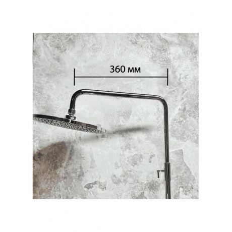 Душевая стойка HAIBA со смесителем 3 режима хром (HB24816) - фото 17