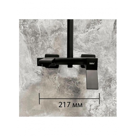 Душевая система Haiba черный (HB24818-7) - фото 7