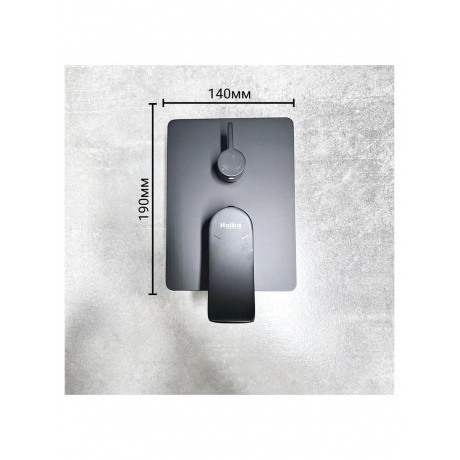 Душевая система HAIBA встраиваемая черный (HB80553-7) - фото 4