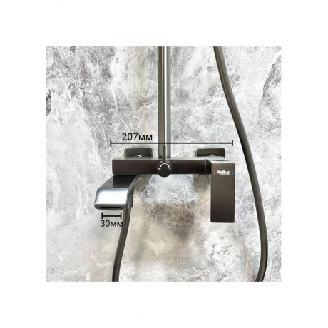 Душевая система HAIBA оружейная сталь (HB24575-3) - фото 7