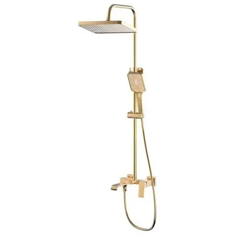 Душевая система HAIBA золотой (HB24575-5)