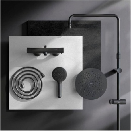 Душевая система с термостатом AM.PM Like F0780422 черный - фото 26