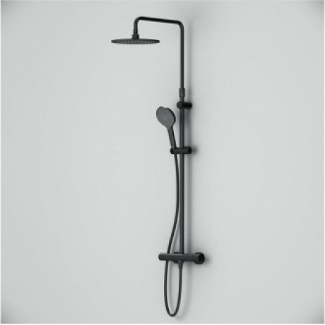 Душевая система с термостатом AM.PM Like F0780422 черный - фото 4