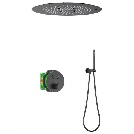 Душевая система встроенная с термостатом Timo Saona черный SX-237003SM 83779₽