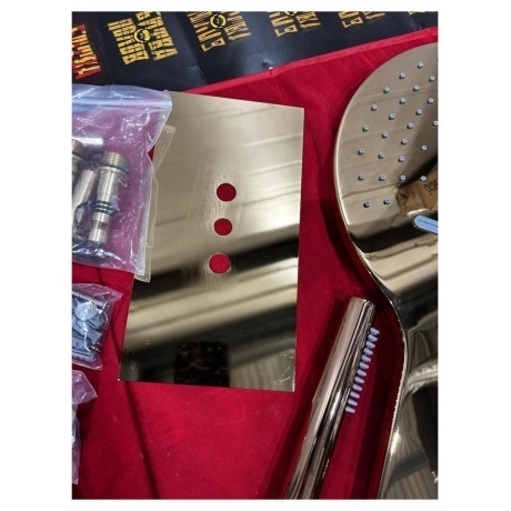 Душевая система ABBER Wasser Kreis AF8150RG роз. золото уцененный - фото 6