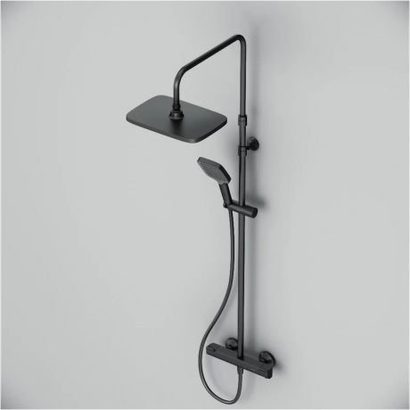 Душевая система с термостатом AM.PM Func F078F422, черный - фото 11