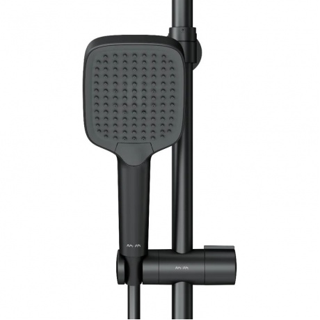 Душевая система с термостатом AM.PM Func F078F422, черный - фото 3