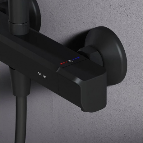 Душевая система с термостатом AM.PM Func F078F422, черный - фото 8