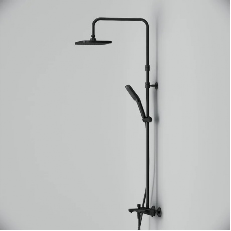 Душевая система с термостатом AM.PM Func F078F522, черный - фото 12