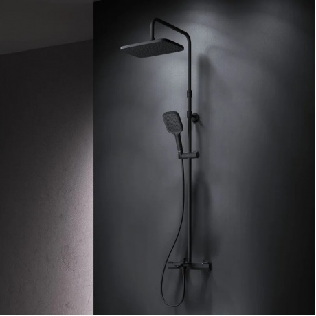 Душевая система с термостатом AM.PM Func F078F522, черный - фото 5