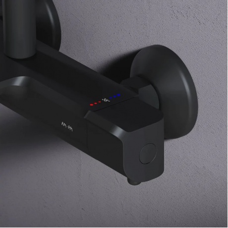 Душевая система с термостатом AM.PM Func F078F522, черный - фото 8