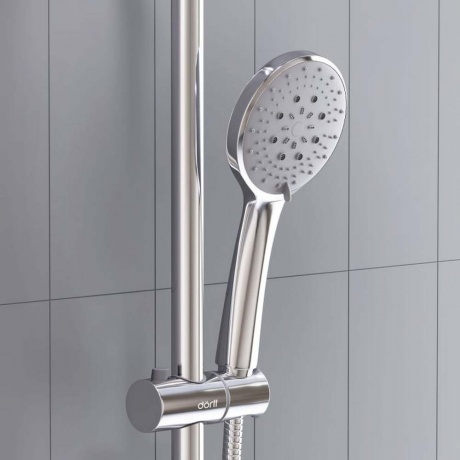Душевая система с термостатом Dorff Futura D0710500, хром - фото 5