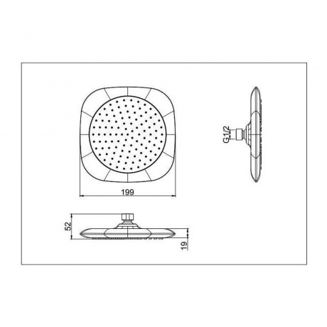 Верхний душ D&amp;K (DC1004852) - фото 2