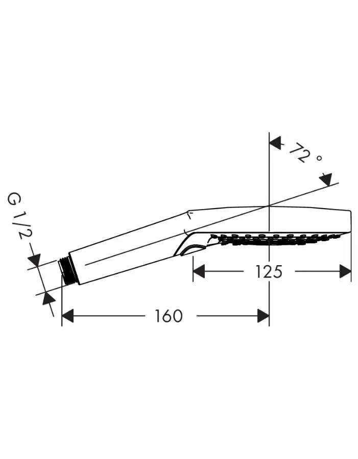 Душевая лейка Hansgrohe Raindance Select S 26014000 - фото 2