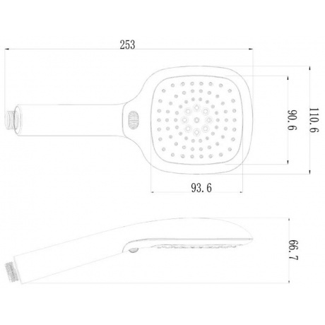 Лейка для душа Lemark LM1013C, 3-функциональная - фото 2