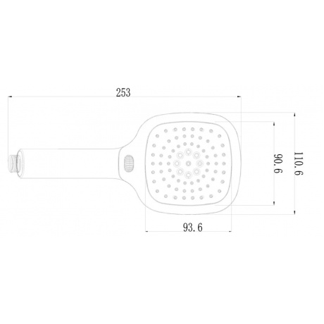 Лейка душевая Lemark 3-функциональная (LM1013Black) - фото 4