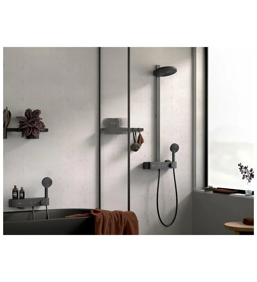 Душ ручной Hansgrohe Pulsify 1jet 24120670, матовый черный - фото 6
