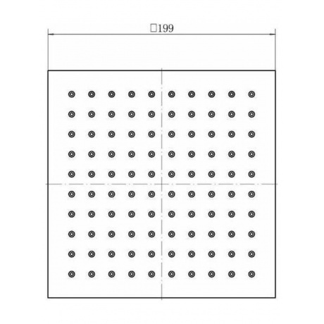Лейка FASHUN верхняя черная (A022) - фото 4