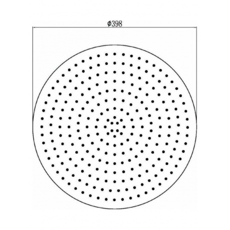 Лейка Savol для верхнего душа ?40 см (S-000Y16) - фото 4