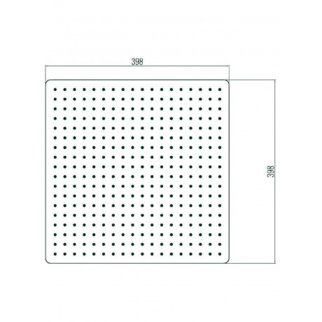 Лейка Savol для верхнего душа 40?40 (S-000F16) - фото 3