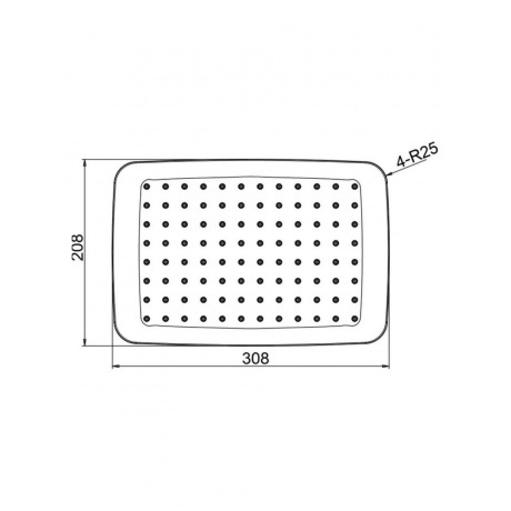 Лейка для верхнего душа (1 режим) Savol (SK-DP12) - фото 5