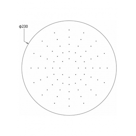 Лейка для верхнего душа (1 режим) Savol (SK-DP13) - фото 4