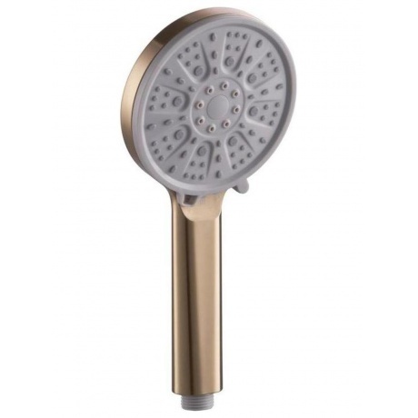 Лейка ручная душевая FASHUN круглая бронза/св.серый (A019-21)