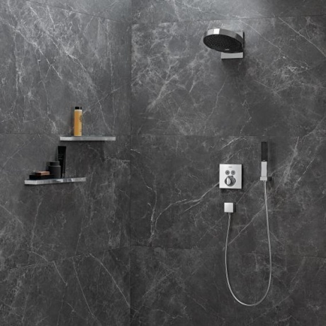 Лейка для душа Hansgrohe Rainfinity 100 Baton 26866000 хром - фото 7