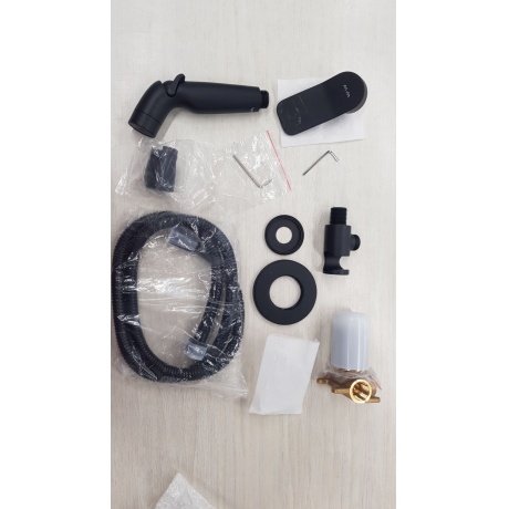 Гигиенический набор для скрытого монтажа со смесителем для душа AM.PM X-Joy F40H85A22, цвет:черный, шт. хорошее состояние - фото 2