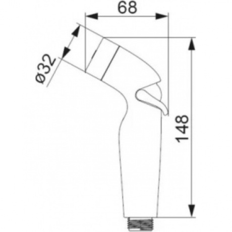 Гигиенический душ с держателем Damixa Гигиенический 760550100 хром - фото 3